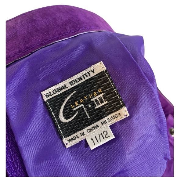 Vintage G III Suede Leather Skirt Size Medium - Picture 7 of 8